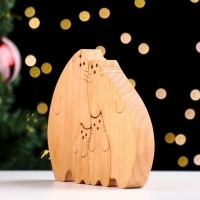 Сувенир-пазл "Семья пузатых котов", 4 шт ,14х11 см Сувенир-пазл "Семья пузатых котов", 4 шт ,14х11 см