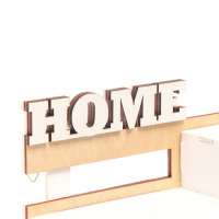 Ключница настенная с полкой &laquo;Ступеньки&raquo;, 30 х 18 см.