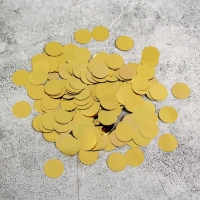 Наполнитель для шара &laquo;Круг золото&raquo;, 1 см, набор 9 шт.