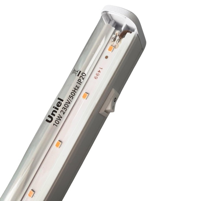 Фитосветильник светодиодный Uniel, 10 Вт, 572 мм, IP20, 220 В, полноспектральный, с выкл. Фитосветильник светодиодный Uniel, 10 Вт, 572 мм, IP20, 220 В, полноспектральный, с выкл.
