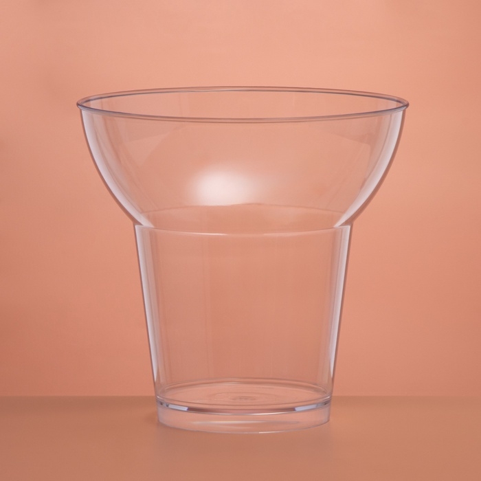 Форма пластиковая одноразовая для фуршета &laquo;Кубок&raquo;, 350 мл, прозрачная