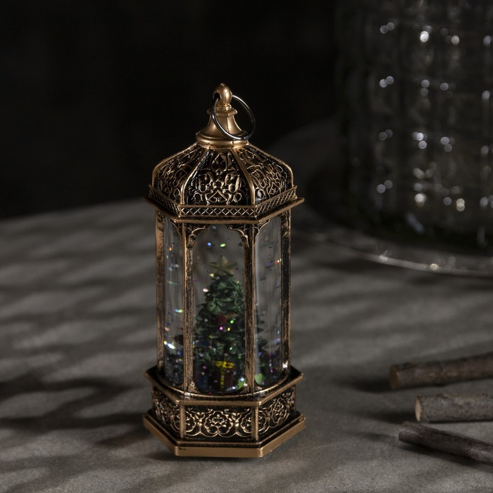 Светодиодная фигура «Ёлка в ротонде» 6.3 × 14 × 6.3 см, пластик, блёстки, батарейки AG13х3 (в комплекте), свечение тёплое белое Светодиодная фигура «Ёлка в ротонде» 6.3 × 14 × 6.3 см, пластик, блёстки, батарейки AG13х3 (в комплекте), свечение тёплое белое