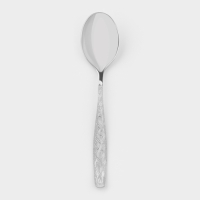 Ложка столовая &laquo;Уралочка&raquo;, длина 19,5 см, толщина 2 мм, цвет серебряный