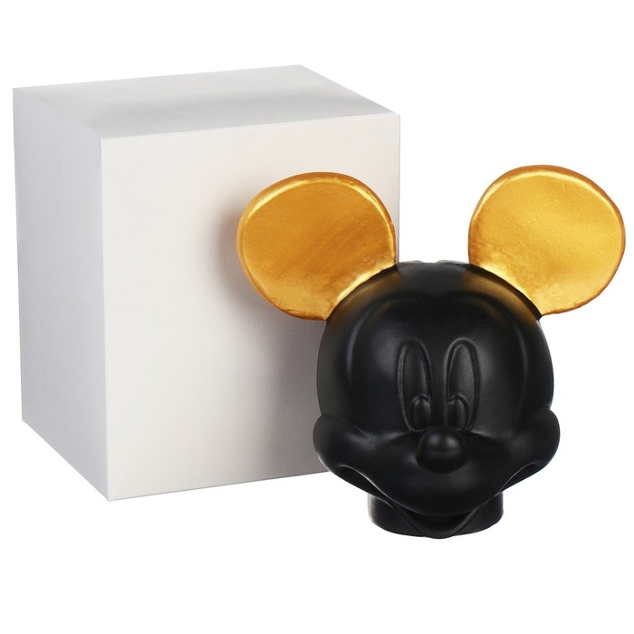Копилка Микки Маус, гипс, 16х14х13 см, золотой, черный , DISNEY Копилка Микки Маус, гипс, 16х14х13 см, золотой, черный , DISNEY