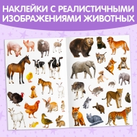 Наклейки многоразовые &laquo;Мамы и малыши&raquo;, формат А4