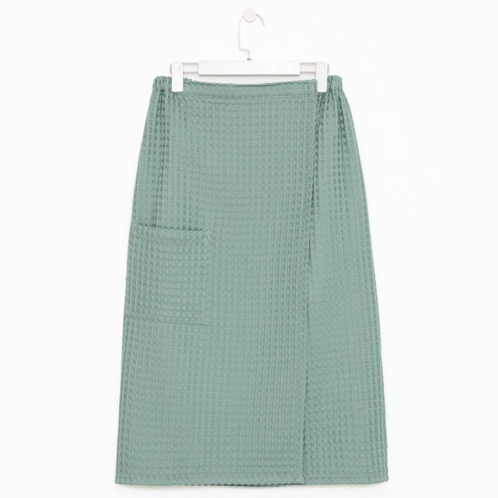 Парео вафельное банное Этель Парео вафельное банное Этель "Boho" 80*145 см. цв. мятный, 100% хл, 290 г/м2