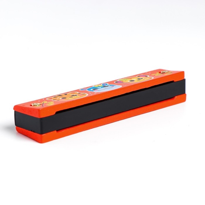 Губная гармошка &laquo;Звери&raquo;, цвет оранжевый
