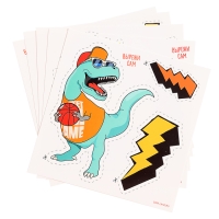 Декор на стену &laquo;Динозавр&raquo;, 5 карточек в комплекте