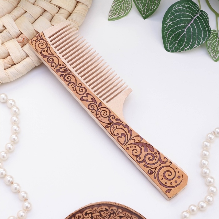 Расческа «Для Неё», 19×4 см, береста Расческа «Для Неё», 19×4 см, береста