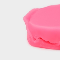 Молд кондитерский Доляна &laquo;Лепесток розы&raquo;, силикон, 2 предмета, 6.7&times;6.2 см, розовый