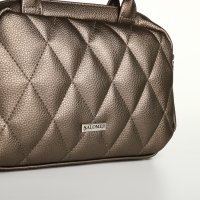 Сумка женская на молнии, цвет бронзовый Сумка женская на молнии, цвет бронзовый