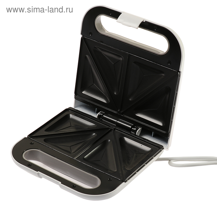 Сэндвичница Galaxy GL 2962, 800 Вт, антипригарное покрытие, белая Сэндвичница Galaxy GL 2962, 800 Вт, антипригарное покрытие, белая