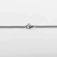 Новый год! Символ года 2025! Кулон &laquo;Змея&raquo;, цвет серебро, 60 см