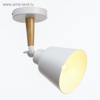 Спот "Цилиндр малый" 1x40Вт E27 белый 12х20х20 см Спот "Цилиндр малый" 1x40Вт E27 белый 12х20х20 см