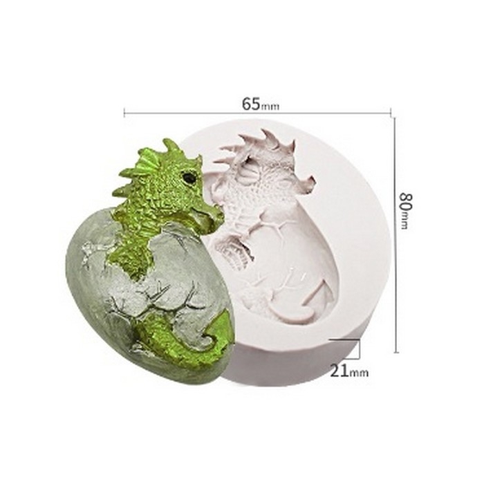 Форма силиконовая универсальная &laquo;Дракон в яйце&raquo;, 7 &times; 4,5 &times; 2,1 см