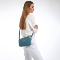 Сумка женская через плечо TEXTURA, маленький размер, цвет голубой Сумка женская через плечо TEXTURA, маленький размер, цвет голубой