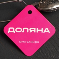 Ситечко для чая Доляна «Листик», 17 см, цвет серебристый Ситечко для чая Доляна «Листик», 17 см, цвет серебристый