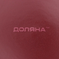 Набор тарелок керамических Доляна &laquo;Ваниль&raquo;, 18 предметов: 6 тарелок d=19 см, 6 тарелок d=27 см, 6 мисок d=19 см, цвет бордовый