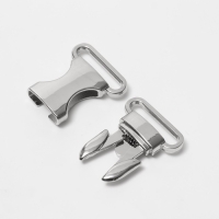 Фастекс 24 мм, металлический, нагрузка до 20 кг, цвет серебряный Фастекс 24 мм, металлический, нагрузка до 20 кг, цвет серебряный