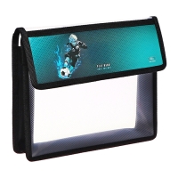 Папка для тетрадей А5 (230 х 190 х 50 мм), с клапаном на липучке, пластик/текстиль, Calligrata, "Аниме футбол" Папка для тетрадей А5 (230 х 190 х 50 мм), с клапаном на липучке, пластик/текстиль, Calligrata, "Аниме футбол"