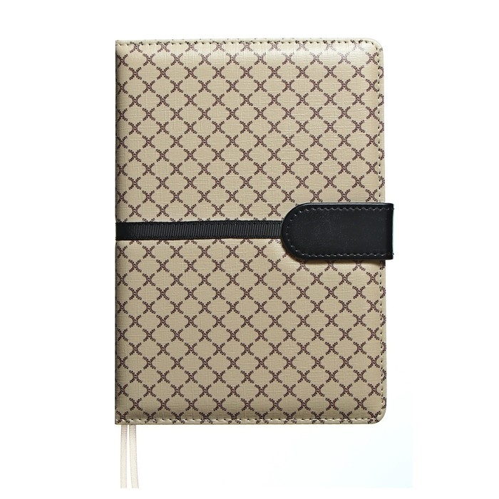 Ежедневник датированный 2024 A5 176 листов, deVENTE.Chelsea, твёрдая обложка из искусственной кожи, коричневый срез, магнитный хлястик, ляссе, кремовый блок 70 г/м2, бежевый Ежедневник датированный 2024 A5 176 листов, deVENTE.Chelsea, твёрдая обложка из искусственной кожи, коричневый срез, магнитный хлястик, ляссе, кремовый блок 70 г/м2, бежевый