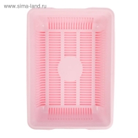 Туалет глубокий с сеткой 36 х 25 х 9 см, розовый