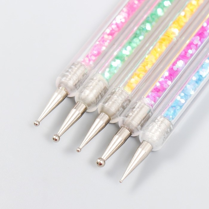 Инструменты для моделирования и придания формы с кистями "Слюда" набор 5 шт 15 см