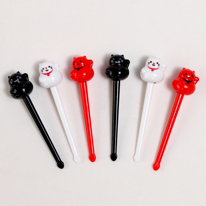 Набор топперов &laquo;Котики&raquo;, 6 шт.