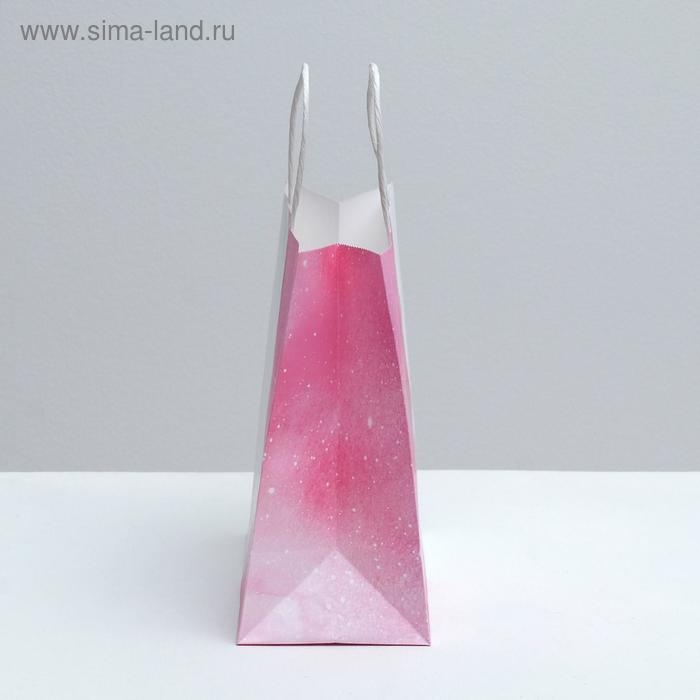 Пакет подарочный крафтовый, упаковка, &laquo;Present for you&raquo;, 22 х 25 х 12 см