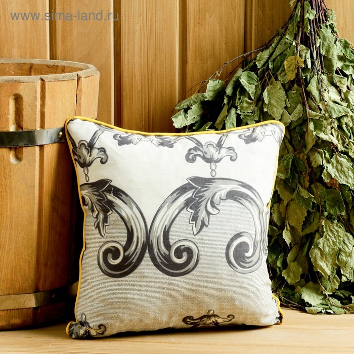 Подушка из кавказских трав на основе листьев дуба и эвкалипта, МИКС, 27&times;27 см