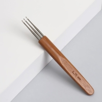 Крючок для мастера, тройной, 0,75 мм, цвет серебристый Крючок для мастера, тройной, 0,75 мм, цвет серебристый