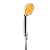 Смеситель для ванны Accoona A6482H, двухрычажный, желтый/хром Смеситель для ванны Accoona A6482H, двухрычажный, желтый/хром