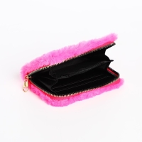 Кошелёк детский на молнии, цвет розовый