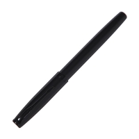 Ручка подарочная перьевая в кожзам футляре, корпус матовый черный Ручка подарочная перьевая в кожзам футляре, корпус матовый черный