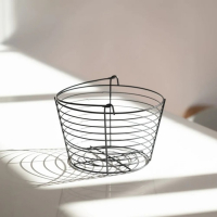 Фруктовница Доляна, 19,5&times;19,5&times;13 см, цвет чёрный