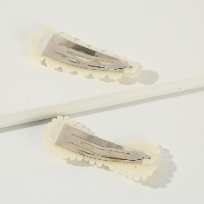 Заколки для волос &laquo;Всегда в тренде&raquo;, 2 шт, 7 х 2,5 см