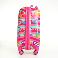 Чемодан детский 27 л (XS), HappyAnt, отдел на молнии, цвет розовый Чемодан детский 27 л (XS), HappyAnt, отдел на молнии, цвет розовый