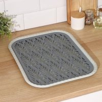 Поднос с вкладышем для сушки посуды &laquo;Колос&raquo;, 45,5&times;36 см, цвет МИКС