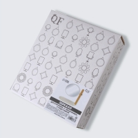 Зеркало с подставкой для хранения &laquo;Круг&raquo;, двустороннее, с увеличением, d зеркальной поверхности 14,5 см, цвет коричневый/белый