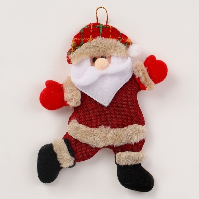 Кружка под раскраску с мягкой игрушкой на новый год &laquo;Дедушка мороз&raquo;, 300 мл, новогодний набор для творчества