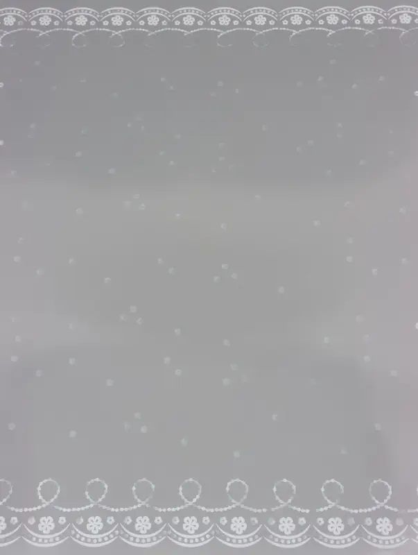 Пленка прозрачная с рисунком &laquo;Бусы&raquo; Белый 0.7&times;8.2&plusmn;5%м