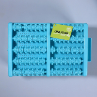 Массажёр для ног, 26,5 × 17 × 13 см, на подставке, цвет голубой Массажёр для ног, 26,5 × 17 × 13 см, на подставке, цвет голубой