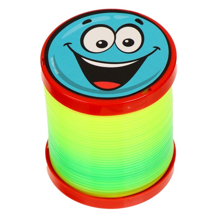 Пружинка - радуга &laquo;Смайлики&raquo; d.-5см , в шоубоксе, МИКС