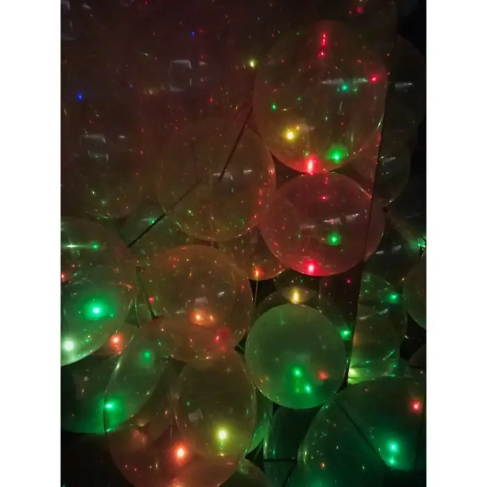 Светодиод для воздушного шара, круглый, цвет микс, пластик