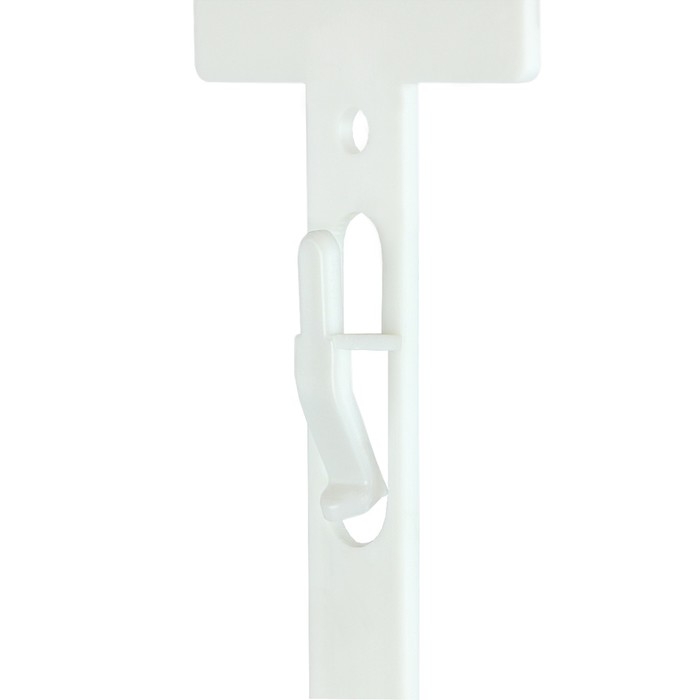 Стрип лента с подвесом L=78 12 крючков-зажимов, цвет белый