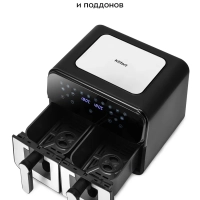 Аэрогриль электрический КТ-2269 - 9 л - 2400 Вт