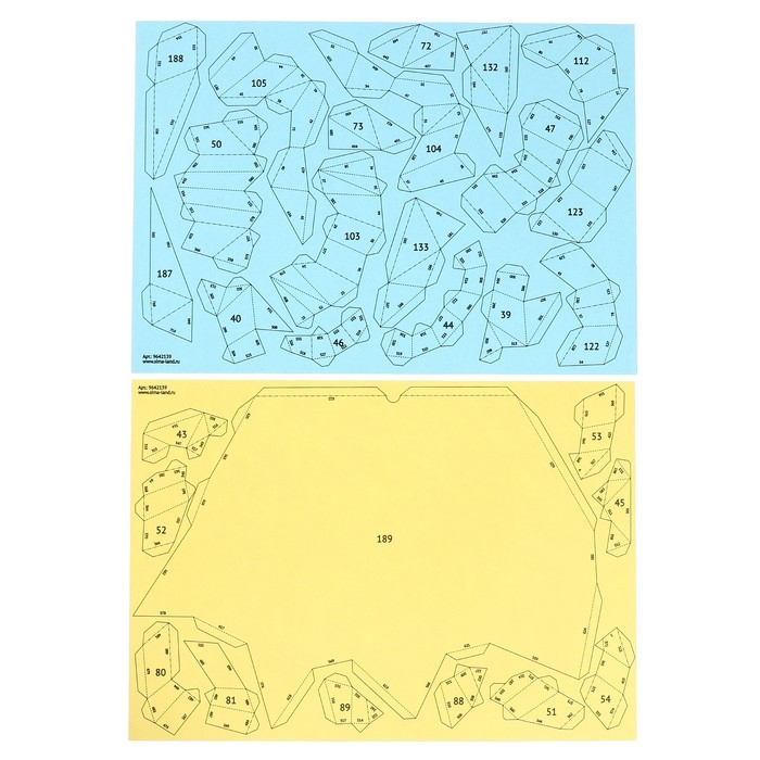 Конструктор полигональный &laquo;Дракон&raquo;, 190 деталей