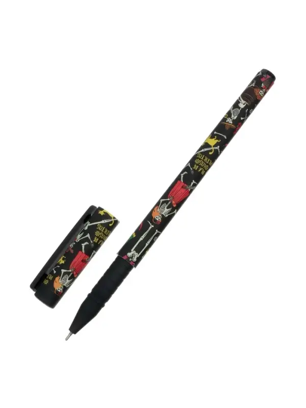 Ручка шариковая, 0.38 мм, стержень синий, игольчатый пишущий узел