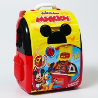 Набор строителя с инструментами игровой «Чемоданчик» рюкзак с инструментами, Микки Маус Набор строителя с инструментами игровой «Чемоданчик» рюкзак с инструментами, Микки Маус