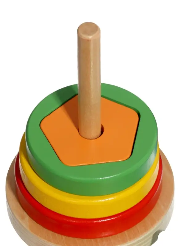 Пирамидка-сортер  детская развивающая